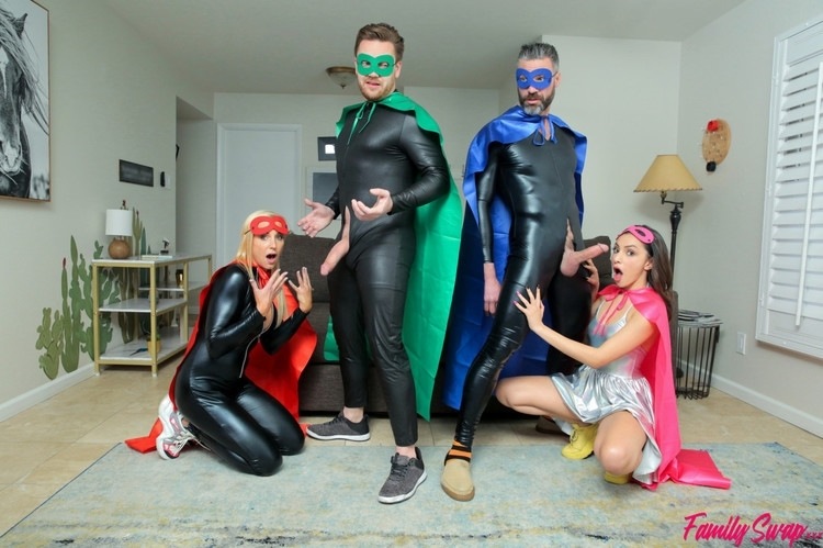 Hime Marie & Sophia West – When My Swap Family Does A Super Hero Event
