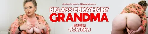 Jolanka (51) – When hairy and curvy grandma Jolanka shows off her big ass she gets horny for toys  14531 [1080p]
